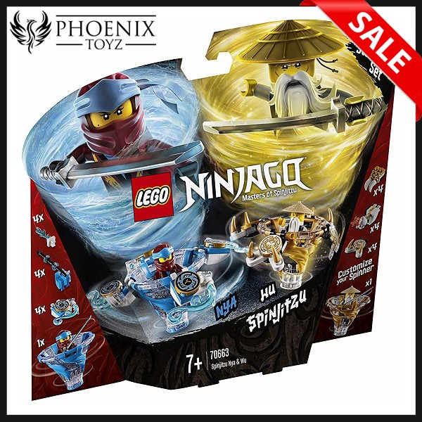 Lego ninjago spinjitzu nya store & wu