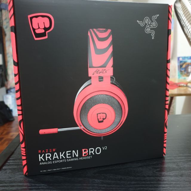 Razer Kraken Pro V2 Pewdiepie version Shopee Malaysia