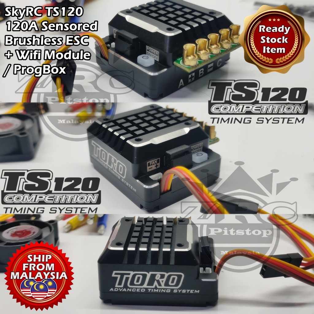 ZRC SKYRC Toro TS120 120A Brushless Sensored ESC with Wifi