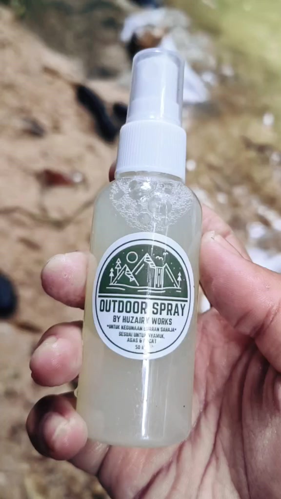 Outdoor Spray by Huzairy Works / Spray untuk Pacat, Nyamuk dan Agas ...