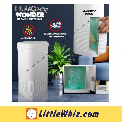 Hugobaby Wonder No Smell Diaper Bin Nappy Bin Shopee Malaysia