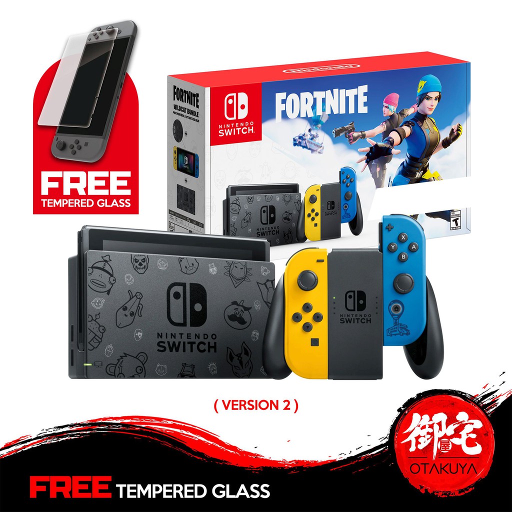 Nintendo Switch Fortnite V2 Bundle + Pre Installed Full Game FREE Tempered  Glass (1 Year Nintendo Offcial Warranty) | Shopee Malaysia