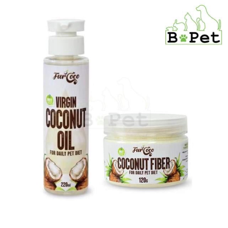 FurCoco Virgin Coconut Ol & Fiber / For Cats / Dog | Shopee Malaysia