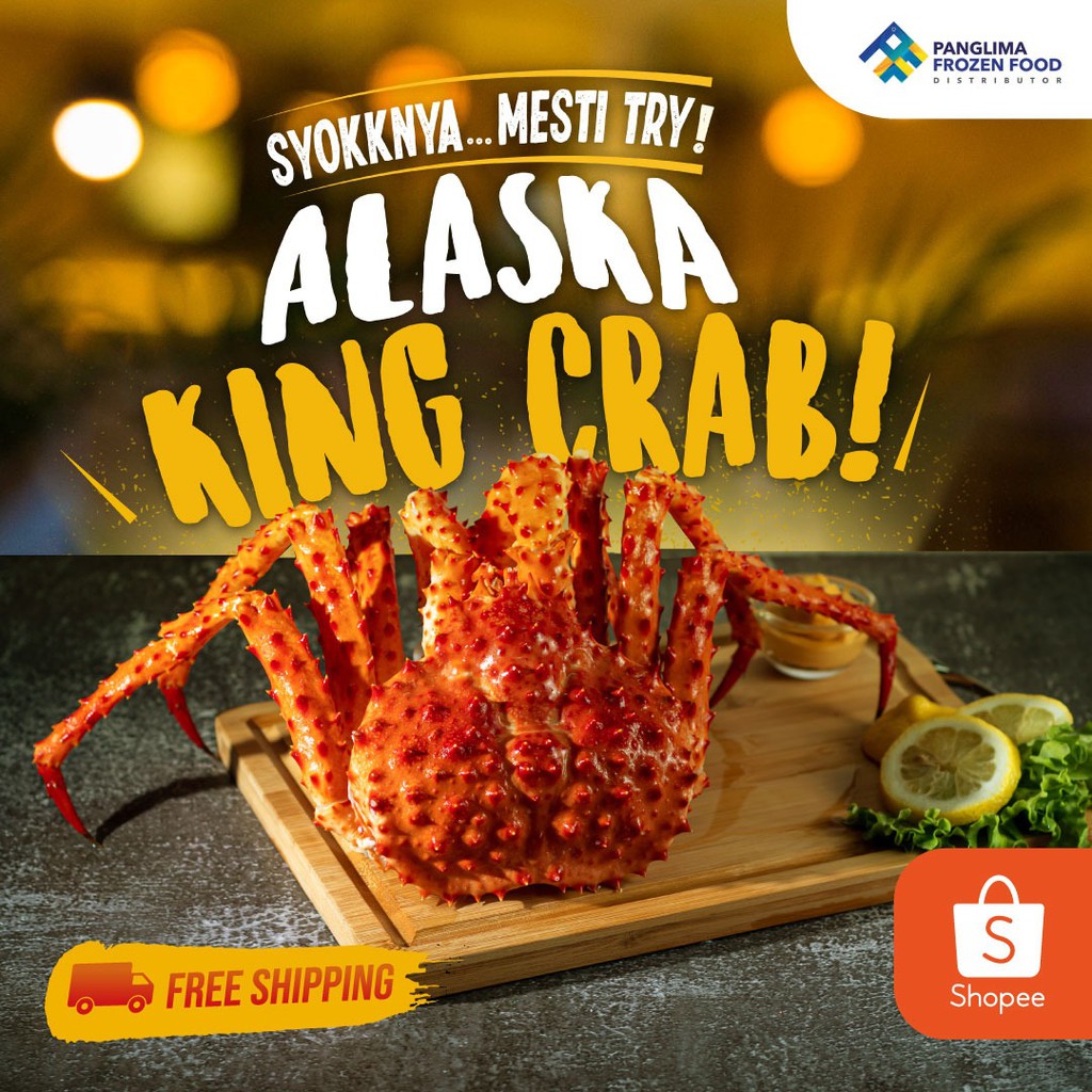 [Best Deals][ALASKA KING CRAB 400G2KG(JUMBO 2.62.8KG)XXXL (PFF) [KL