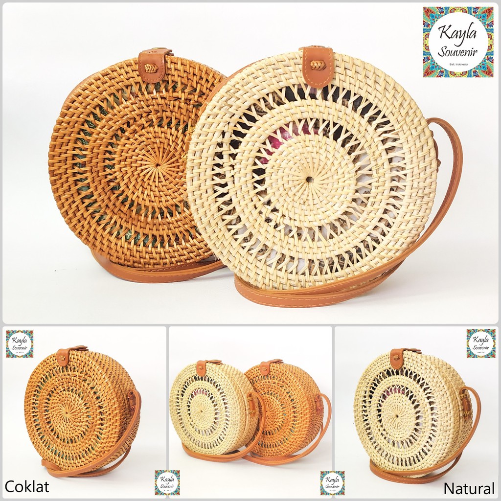 Conch Rattan Bag - Ethnic Fabric | Shopee Malaysia