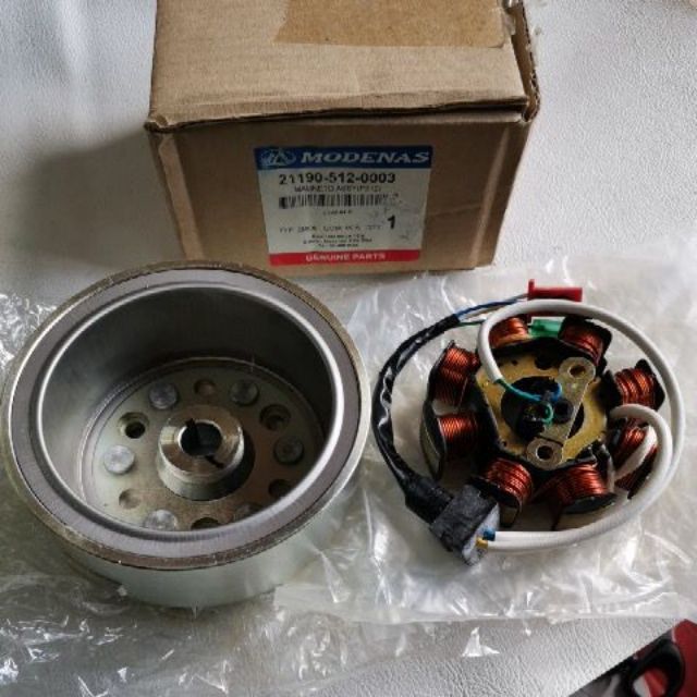 Modenas CT100 Magnet & Stator Coil 100%ORIGINAL | Shopee Malaysia