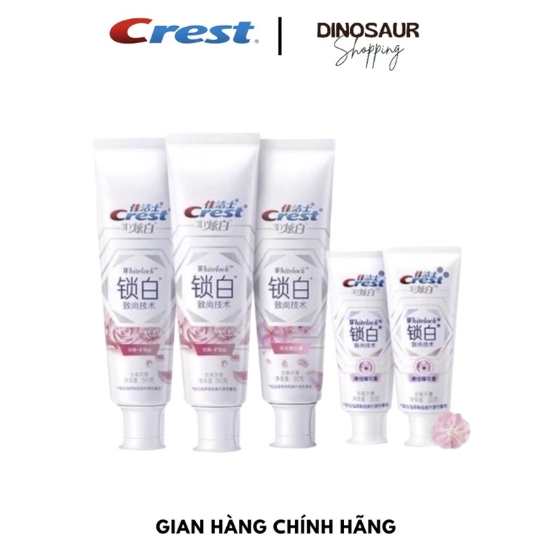 Crest 3D WHITELOOK Cherry Blossom Toothpaste / Super White Rose ...