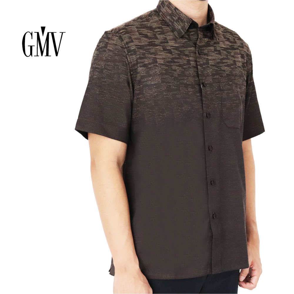 GMV Men's Short Sleeve Jacquard Shirt - GM42805B221 | Shopee Malaysia