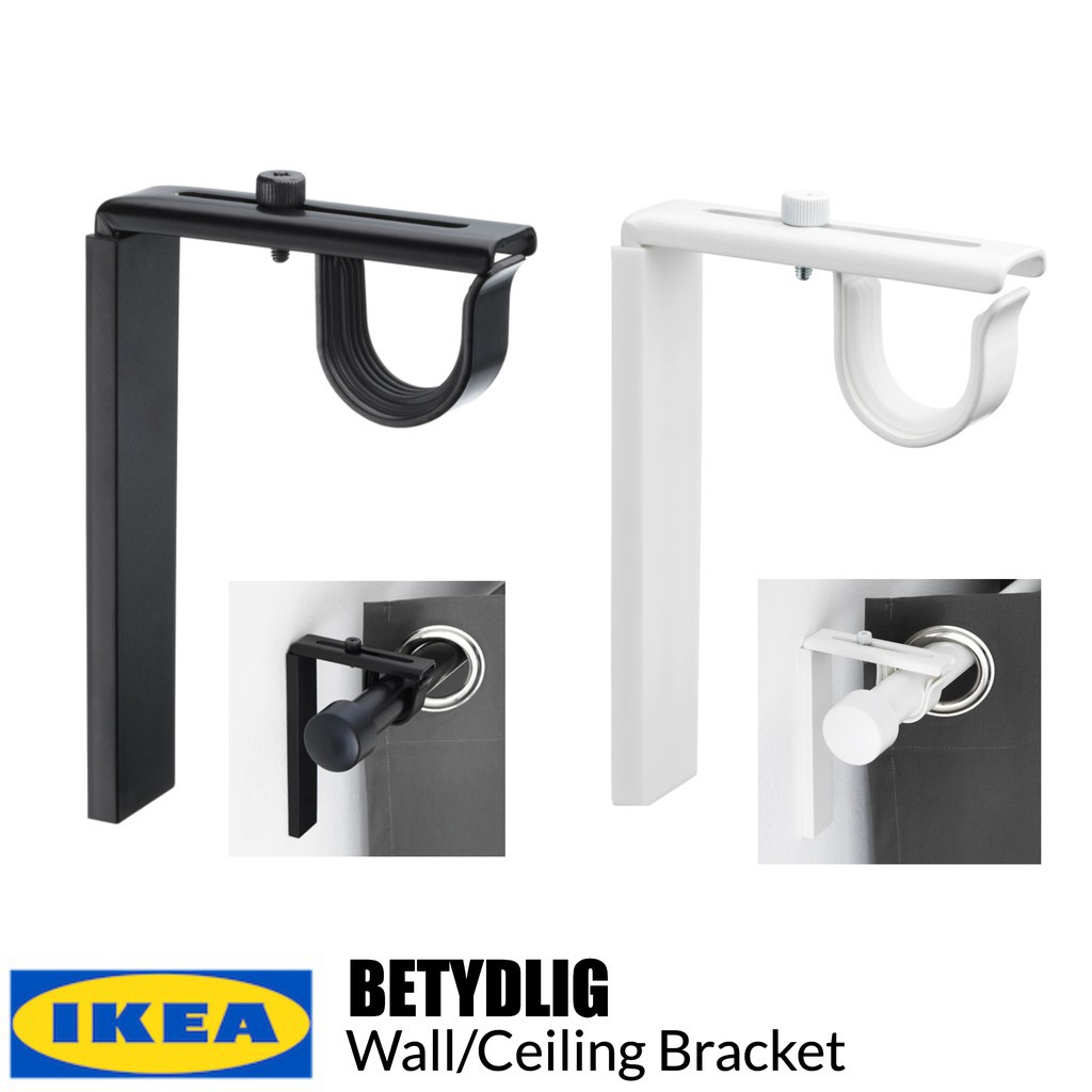 BETYDLIG Wall/ceiling Bracket, Black IKEA, 42% OFF