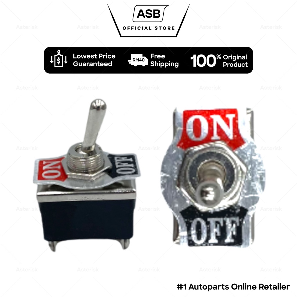 Toggle Switch On-Off 2 / 4 Pins Suis ON/OFF Switch Toggle 2 Step On Off ...