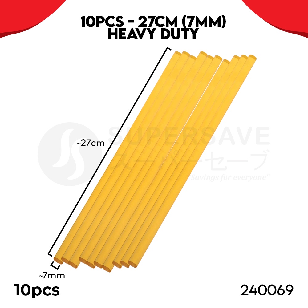 SUPERSAVE Hot Glue Stick Refillable Glue (7/11mm) | Shopee Malaysia