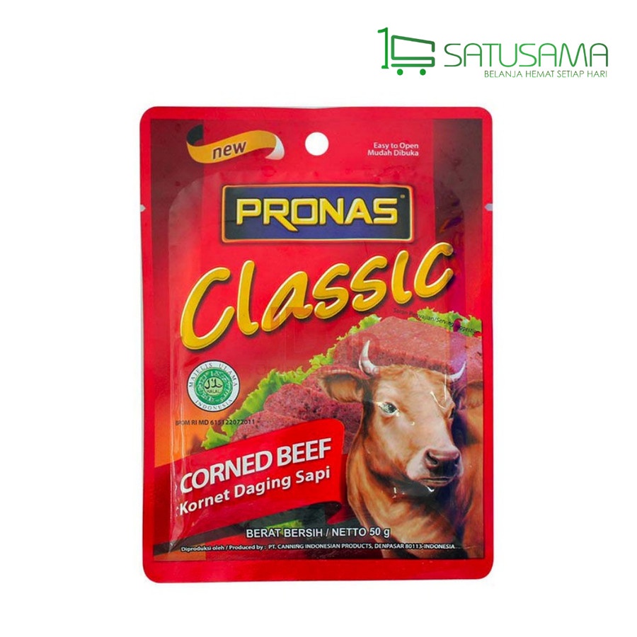 Corned BEEF SACHET Pronas 50g Shopee Malaysia
