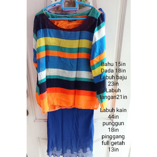 Baju Merdeka Kurung Kedah Blaus Preloved Mcm Baru Shopee Malaysia