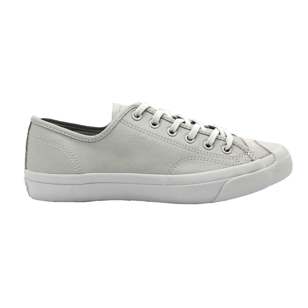 Converse jack purcell leather on sale grey