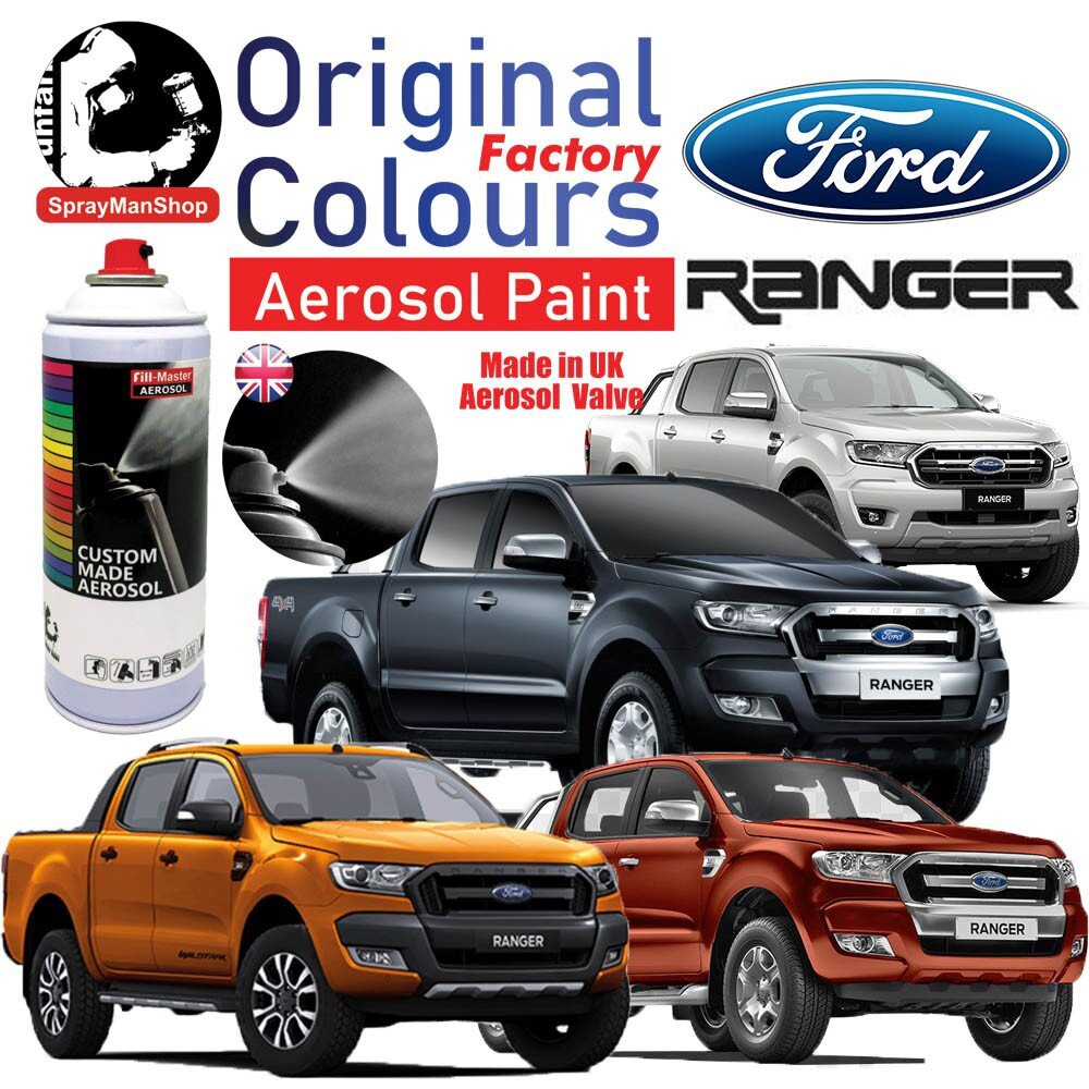 Ford Ranger Original Colour Touch Up Aerosol Spray Paint 400ml | Shopee ...