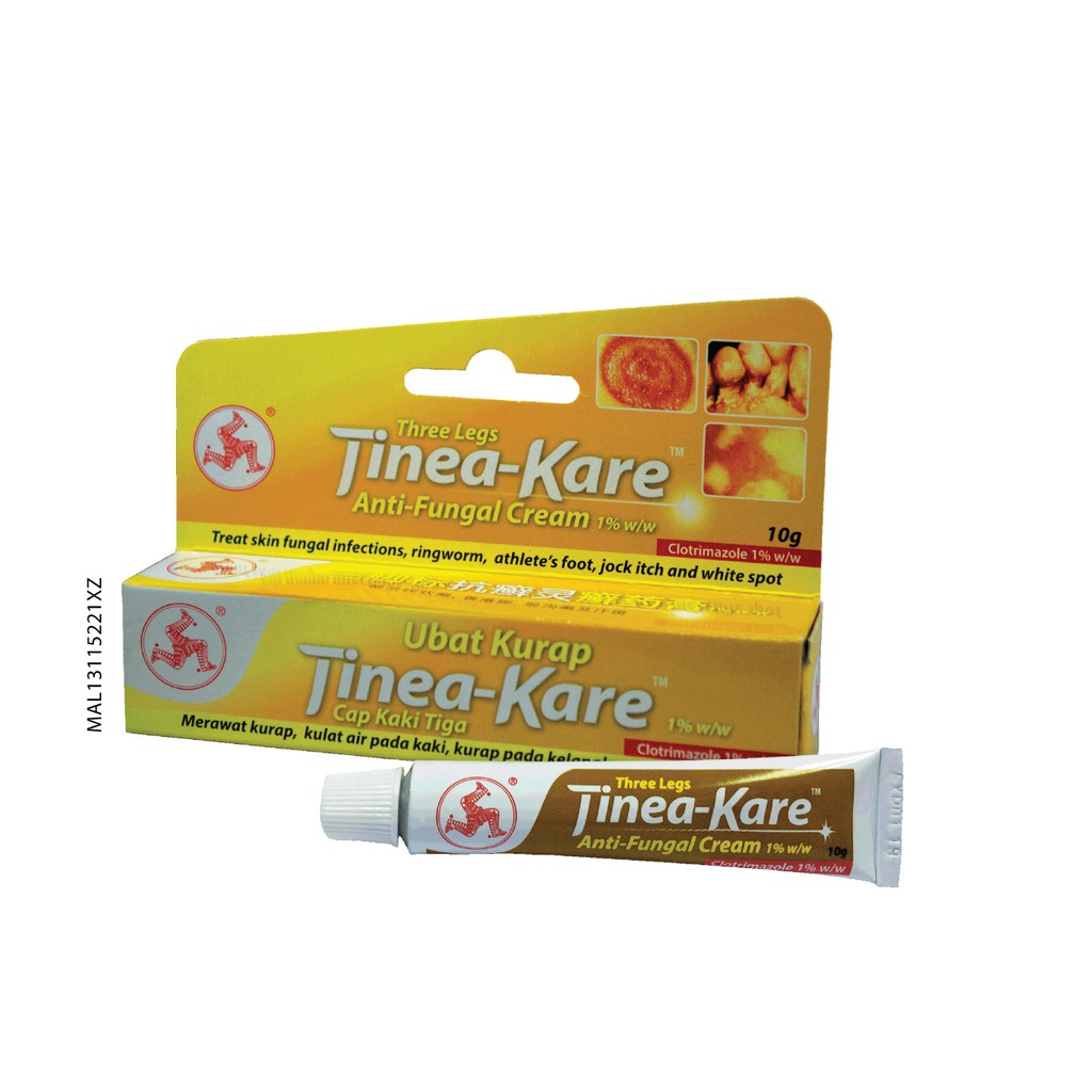CAP KAKI TIGA TINEA KARE ANTIFUNGAL CREAM 10GExpired 09/2022(100