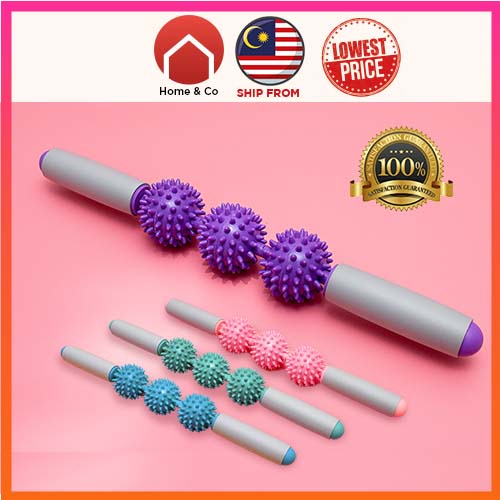 Massage Roller Stick Body Massage Roller Leg spiky ball massage leg