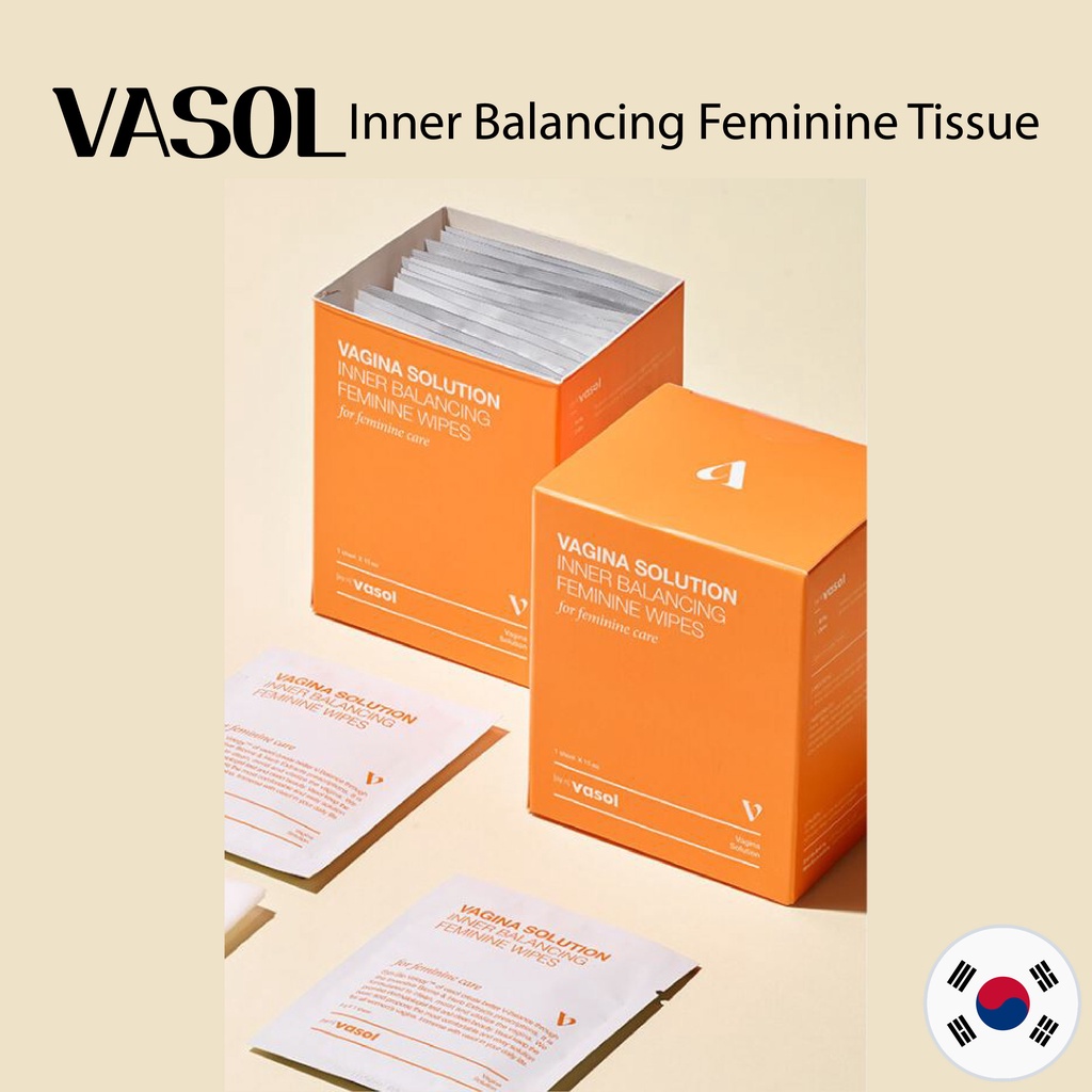 READY [VASOL] Inner Balancing Feminine Tissue (1 sheet X 15 ea = 1BOX ...