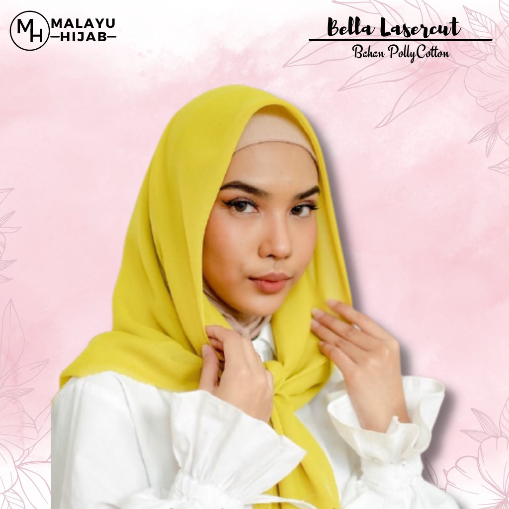 Malayu Hijab Hijab Hijab Square Bella Square Lasercut Laser Cut Fashion ...