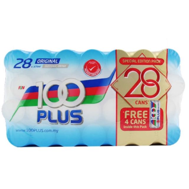 100 PLUS REGULAR LIMITED EDITION ( 28 CANS X 325ML) | Shopee Malaysia