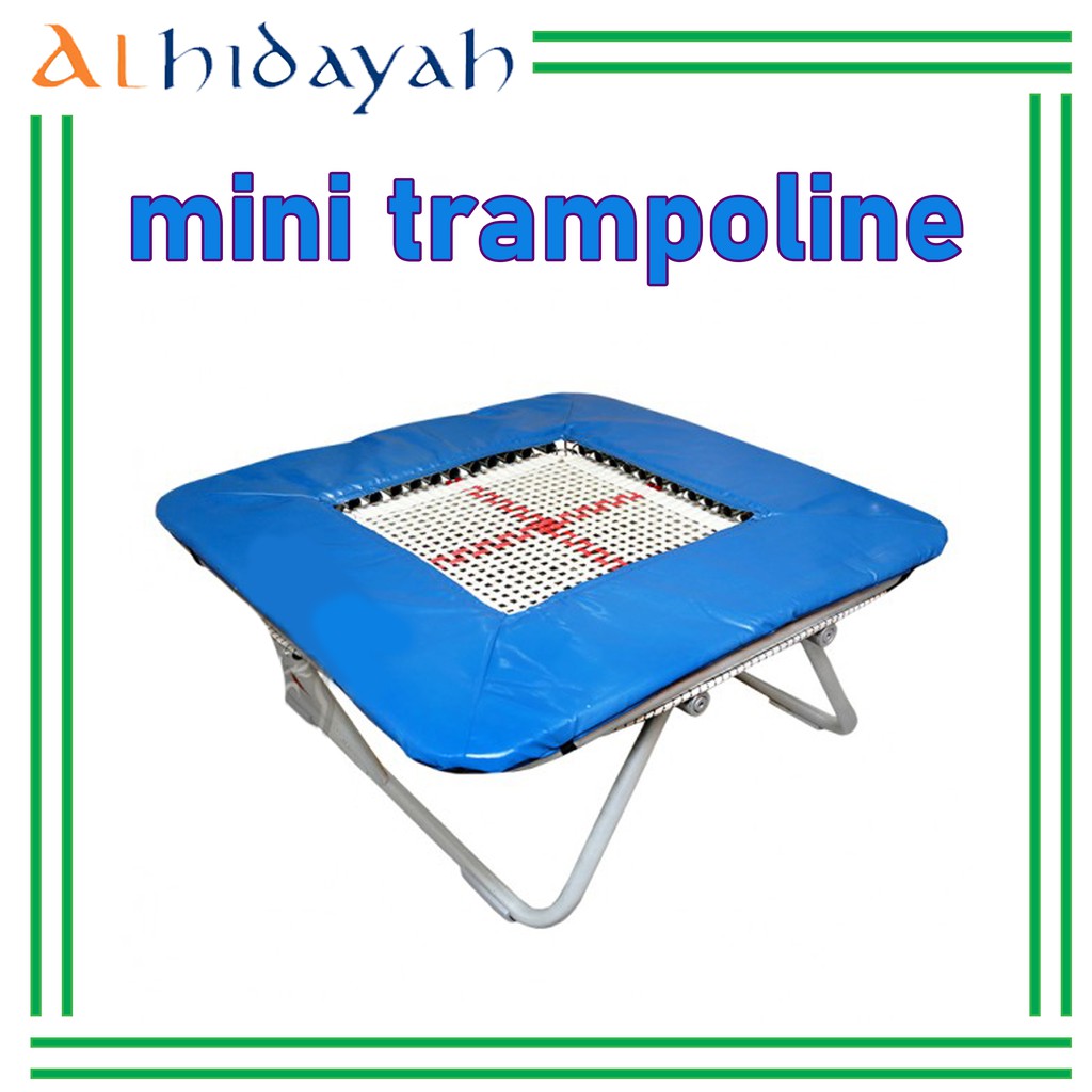 Square mini clearance trampoline