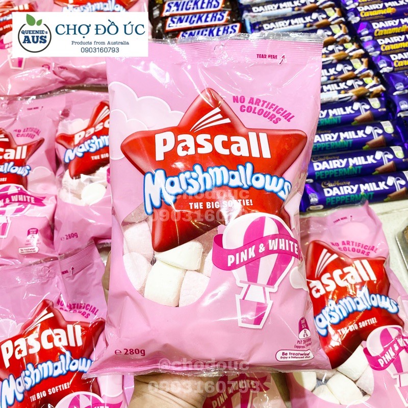 Marshmallow PASCALL 2021 Candy White Pink 280g Imported Australia Shopee Malaysia