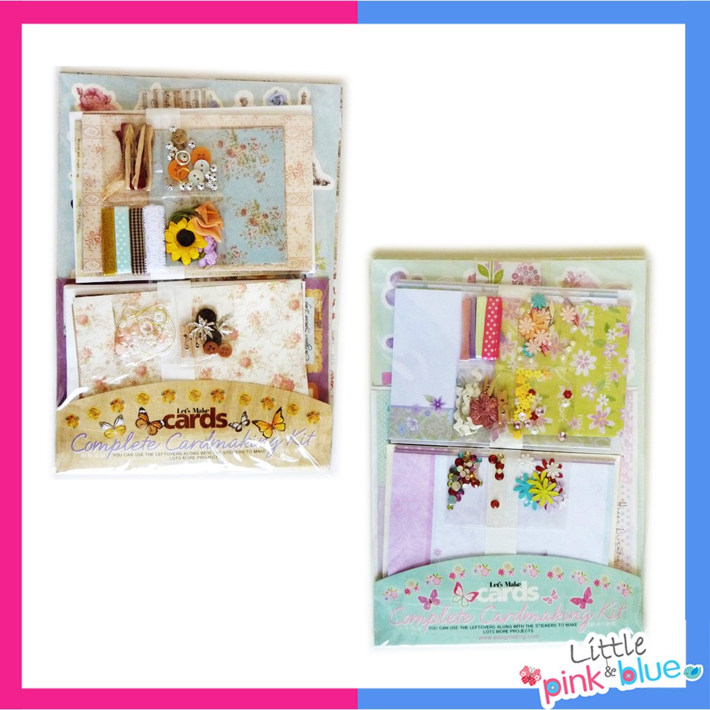 DIY Let's Make Cards Complete Card making Kit Shopee Malaysia