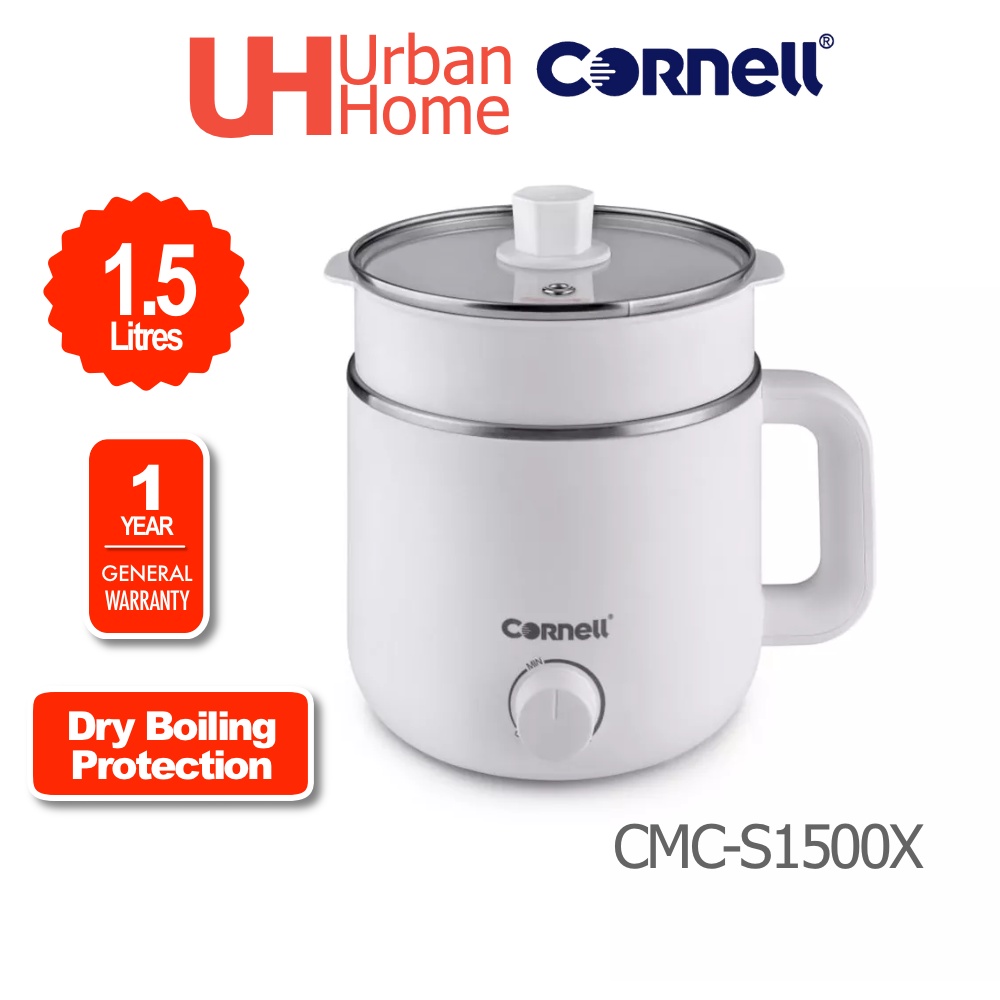 Cornell Stainless Steel Pot Mini Multi Cooker (1.5L) CMCS1500X