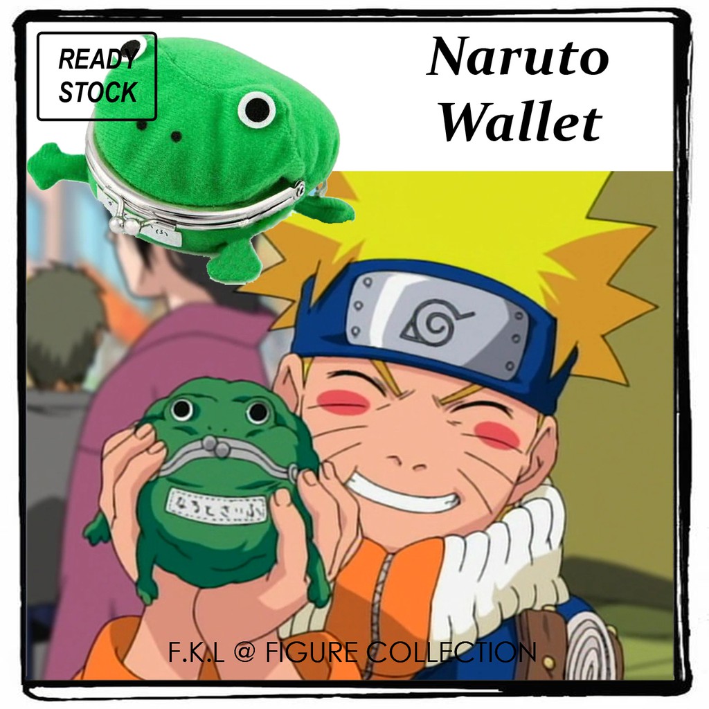 Naruto Wallet Green Frog Coin Purse