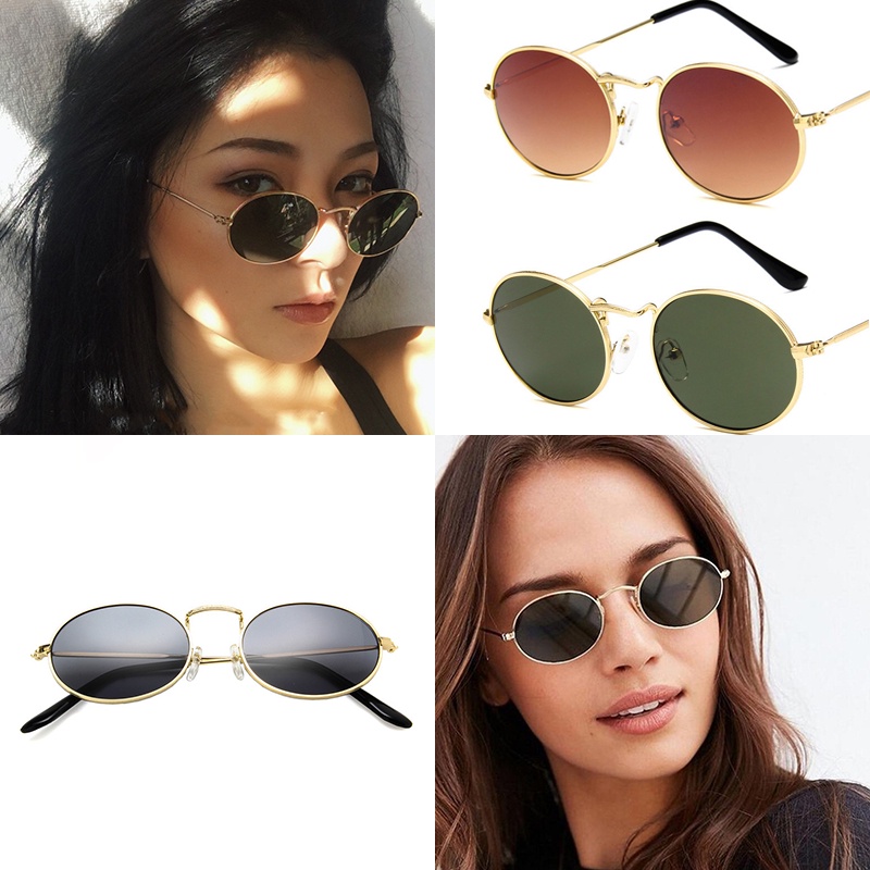 SOJOS Small Eto Oval Polaized Sunglasses Fo Women Men 90s
