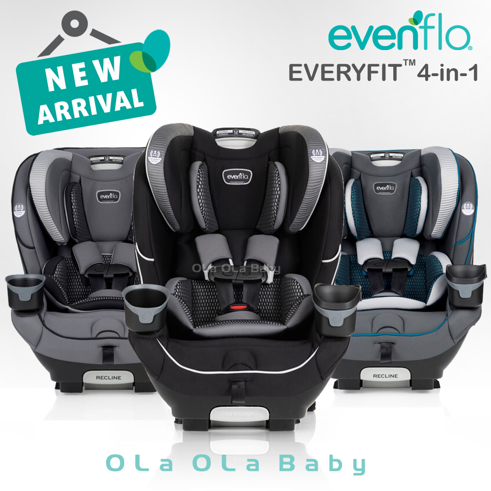 Evenflo Everyfit 4-In-1 Convertible Car Seat (1 to 1 Crash Exchange) |  Shopee Malaysia