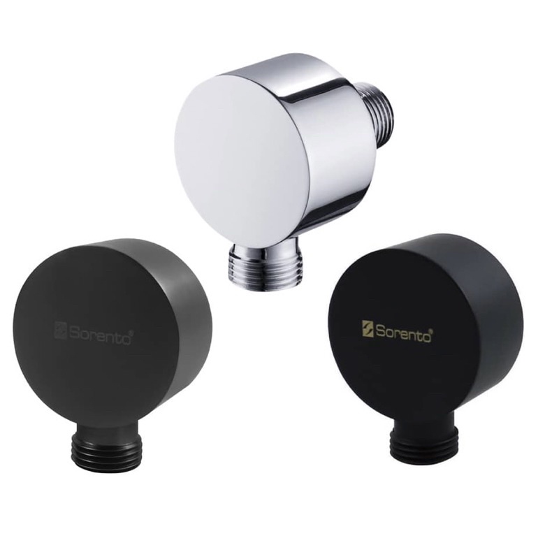 Hight materials Sorento Solid brass bathroom round shower union ...