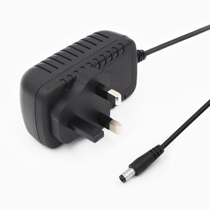 AC Adapter, DC 12V 2A. Switching Power Supply, 5.5 x 2.5MM, UK Plug, For  CCTV