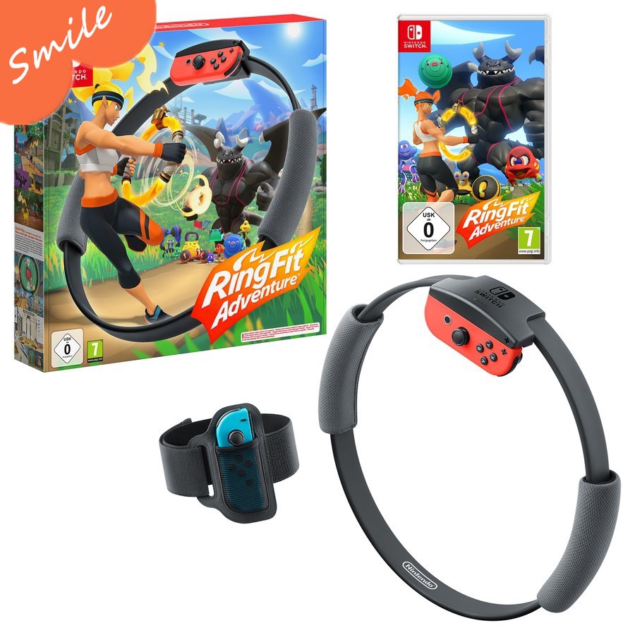 Switch Game Fitness Ring Adventure NS Ring Fit Somatosensory