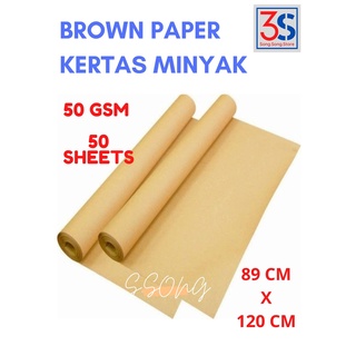 50pcs/100pcs) English Newspaper Greaseproof Kitchen Paper Sandwich Wrap  Parchment Oil Kertas Minyak Burger Fries