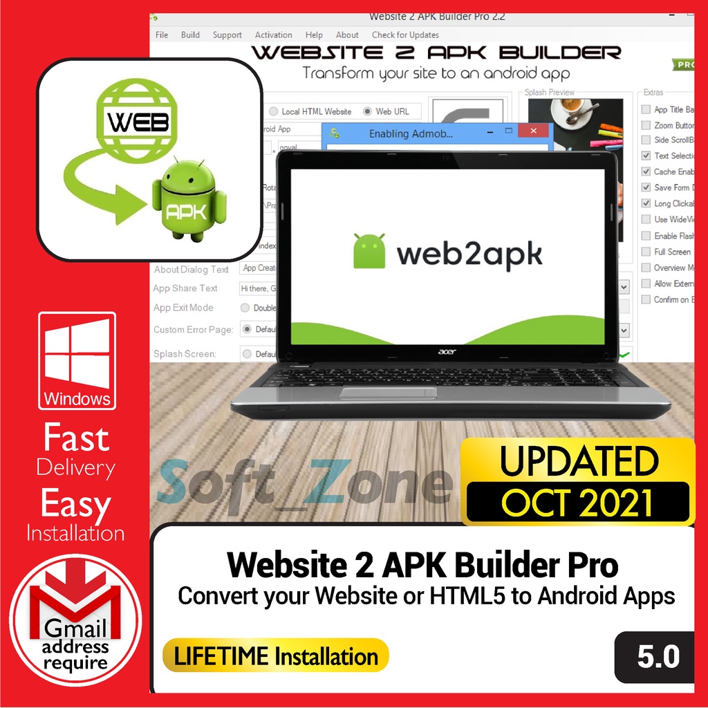 Website 2 APK Builder Pro 5.0 - Convert Website or HTML5 to Android ...