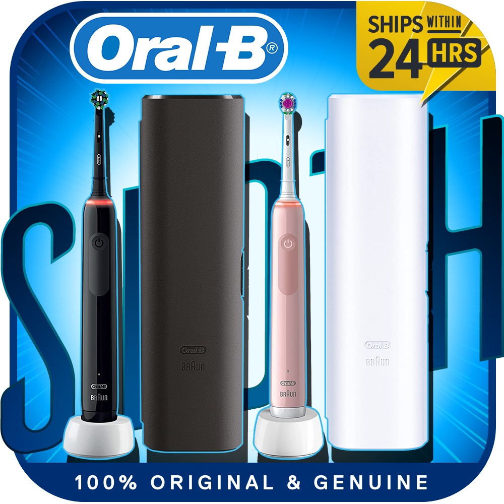 Oral-B Pro 3 3500 Black Cross Action + Reisetui: De Ultieme Reisgezel