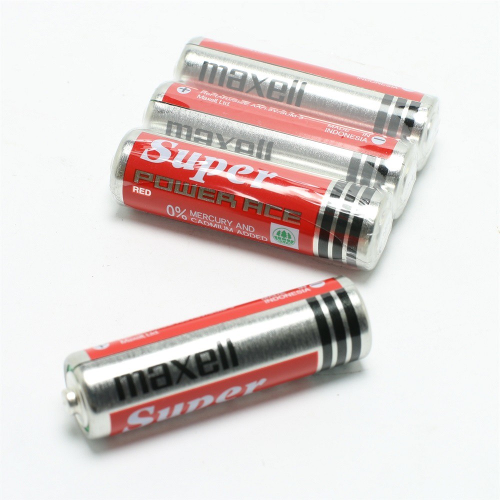 Maxell Heavy Duty AA Battery (4pc Pack) R6P(AR) 4P | Shopee Malaysia