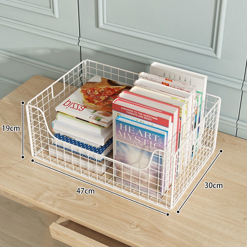 Desk Side Small Bookshelf Desk Side Storage Rack Movable Wheeled