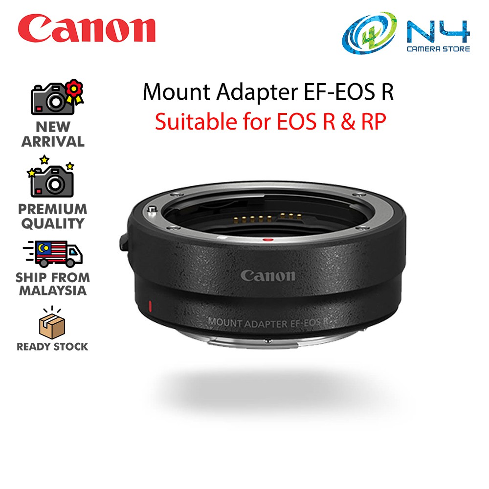 Canon Mount Adapter EF-EOS R Suitable for EOS R & EOS RP | Shopee Malaysia