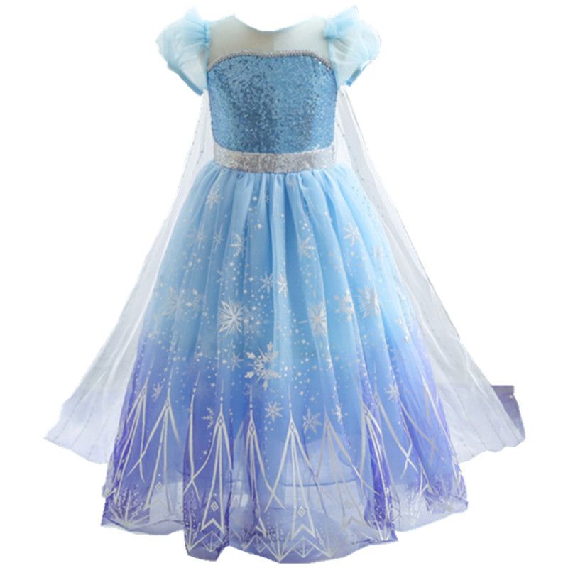 🇲🇾 KL READY STOCK Fancy Snow Flake Dress Costume kids Girls Embroidered ...