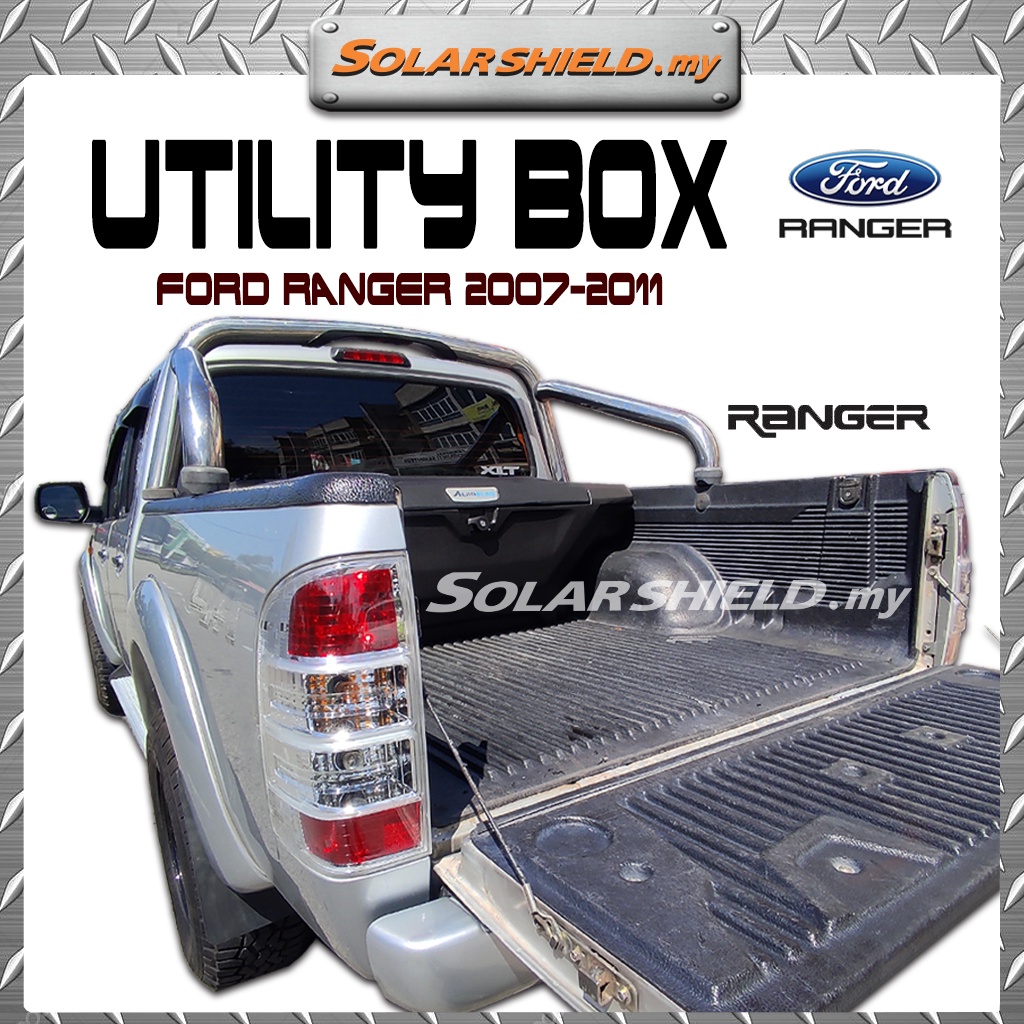 Ford Ranger 20072011 Utility Box 4X4 Aeroklas Utility Cargo Tool Box