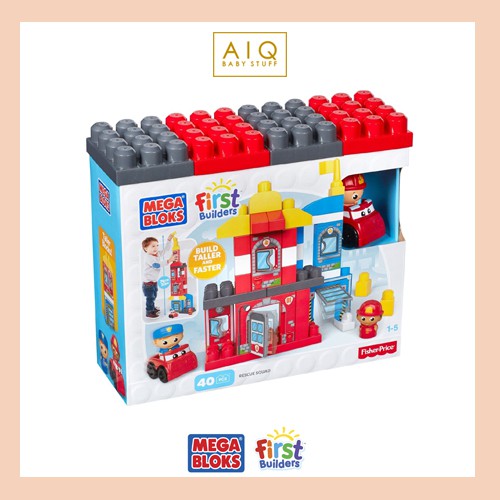 Mega Bloks First Builders Rescue Squad | Shopee Malaysia