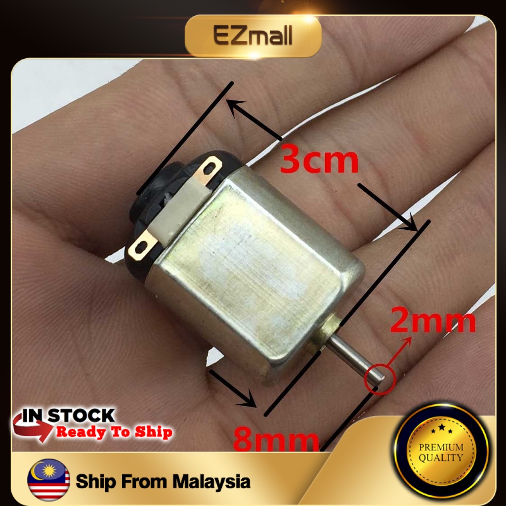 GRADE A Quality 3V 1.8W 20000RPM High Speed Mini Micro DC Motor for DIY ...