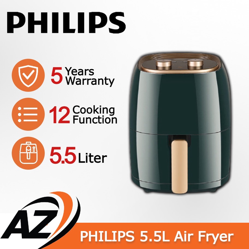 PHILIPS 5.5L Air Fryer Large HighCapacity Air Fryer KT064 AIRFRYER (5.5 L) KT064 Mesin Goreng
