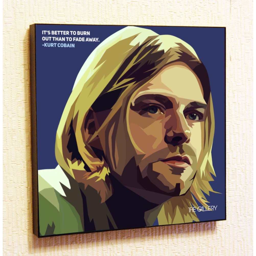 Kurt Cobain Nirvana Rock Singer Music Artist Actor Decor Motivational