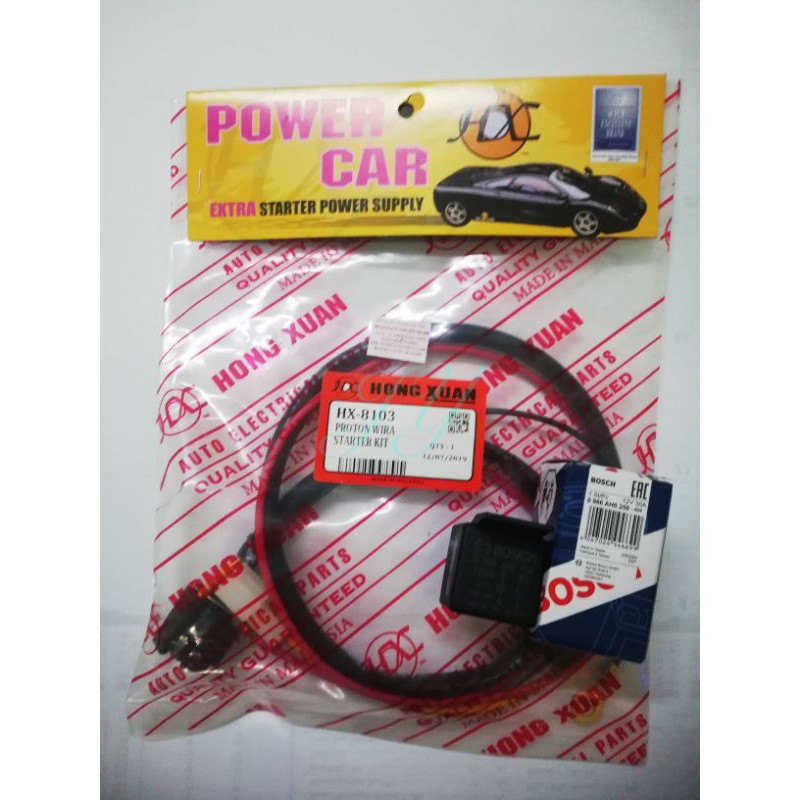 Universal Starter Wire Kit with Bosch 5 pin Relay (12V) Proton Saga Wira Type Shopee Malaysia