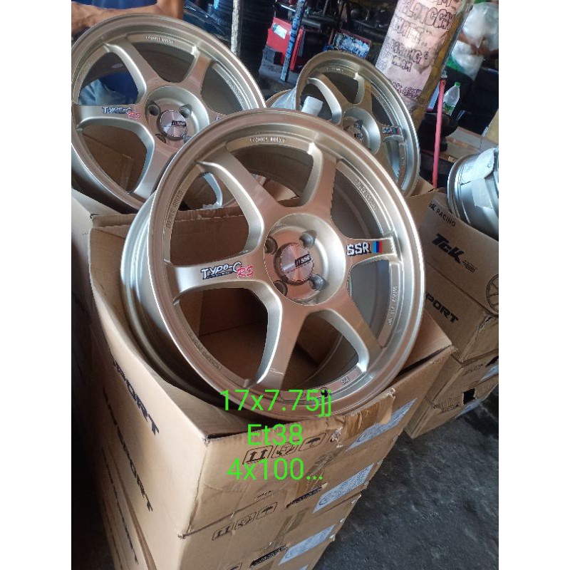 rim ssr type c 17x7.75jj 5x100 4x100 | Shopee Malaysia