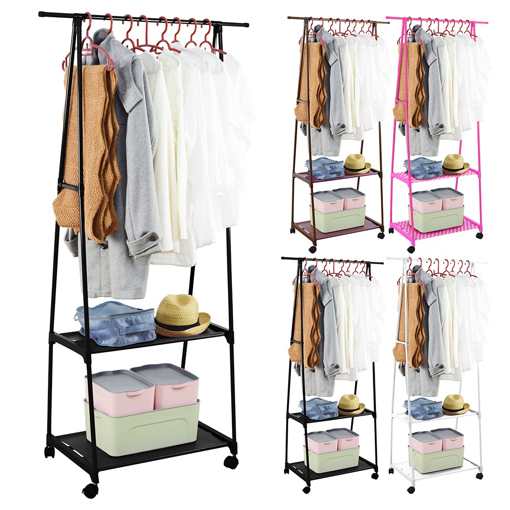 ANGEL Metal Clothes Rack Cloth Rack Hanging Organizer | Shopee Malaysia