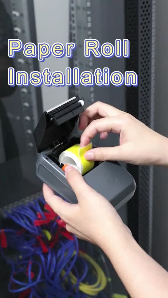 DETONGER P2 Inkless Bluetooth Sticker Maker for Cable Wire Name Tag ...